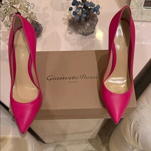 Gianvito Rossi Fuchsia Heels